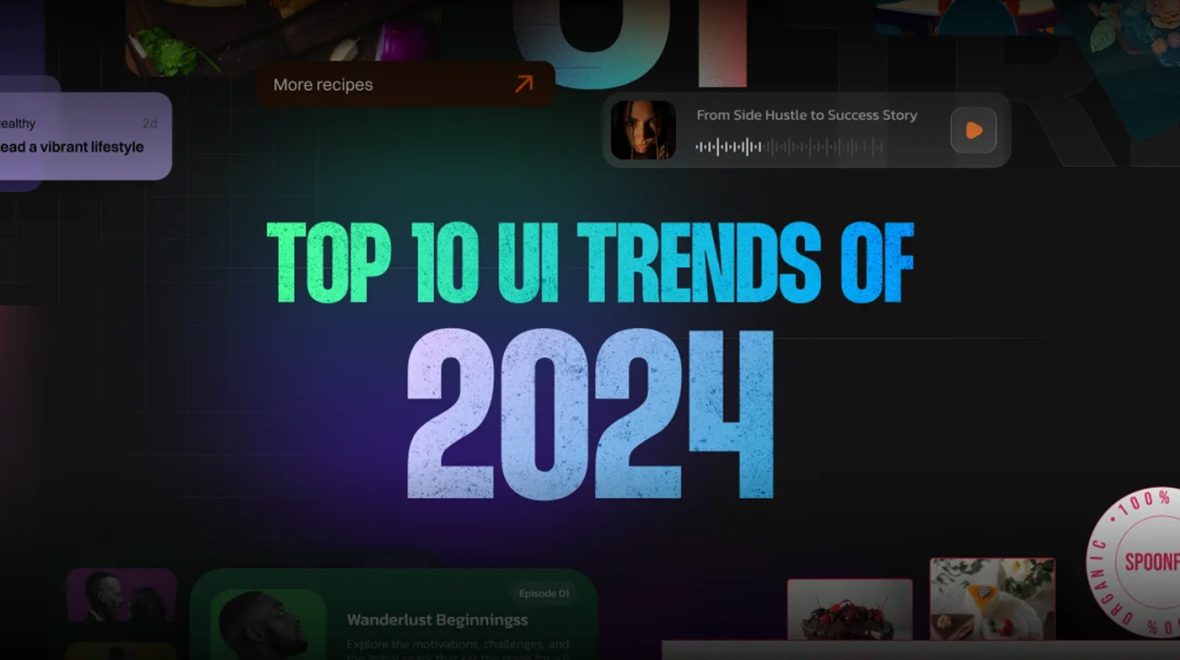 ۱۰ ترند طراحی UI در سال ۲۰۲۴
